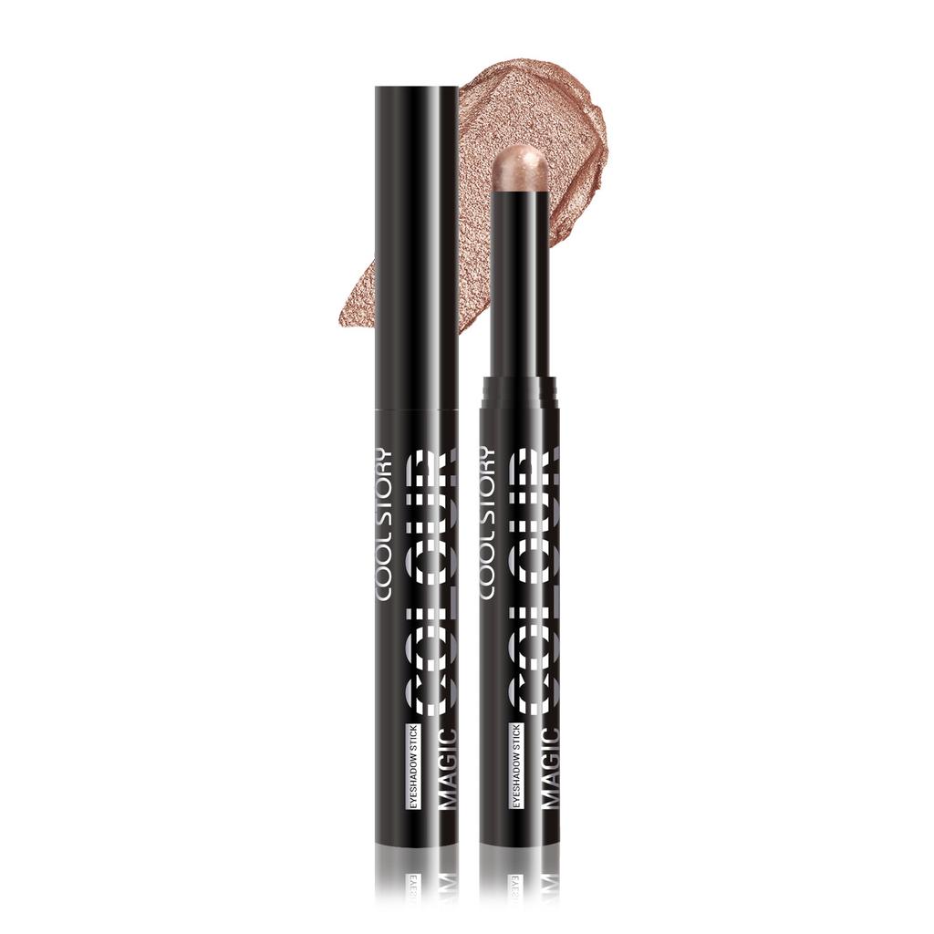 Smoky Dark Blue Eyeshadow Pencil Stick Waterproof Pearlescent 24 Colors Metallic Glitter Eye Shadow Highlighter Pen Makeup Tool