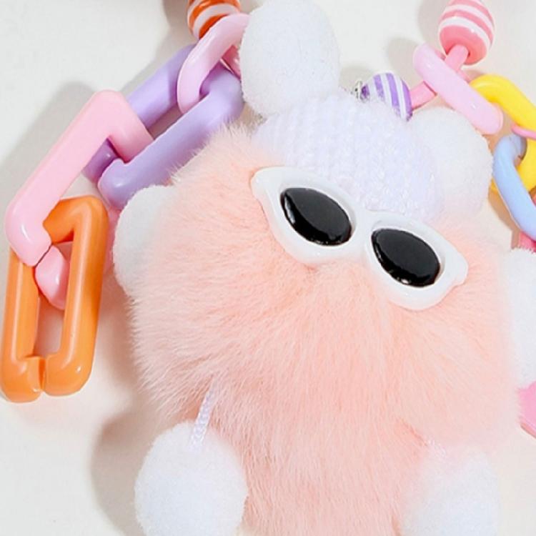 Unique Cartoon Coal Keychains Pendants Delicate Keychains for Girl