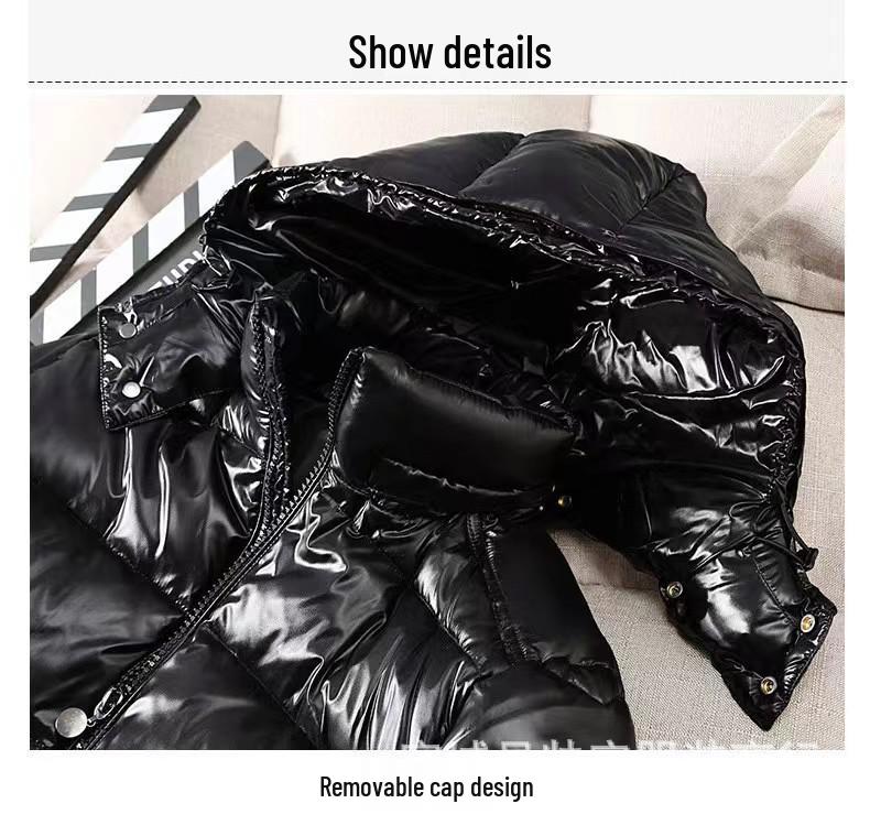 Winter Glossy Unisex Short Jacket - Trendy Outdoor Fashion