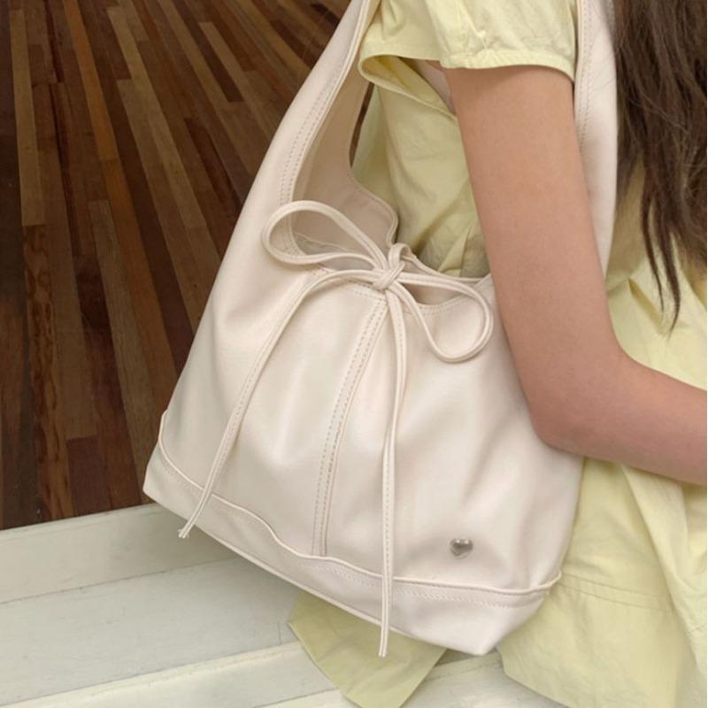 Niche Commuter Women's Bag Versatile Casual Bag Bow Large-capacity Single-shoulder Underarm Tote Bag