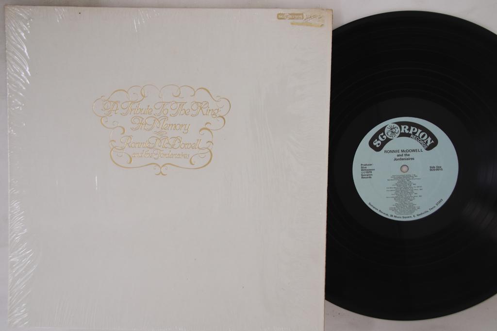 LP Record RONNIE MCDOWELL, JORDANAIRES - A Tribute To The King In Memory SCS0015 SCORPION 1979 US Country Used