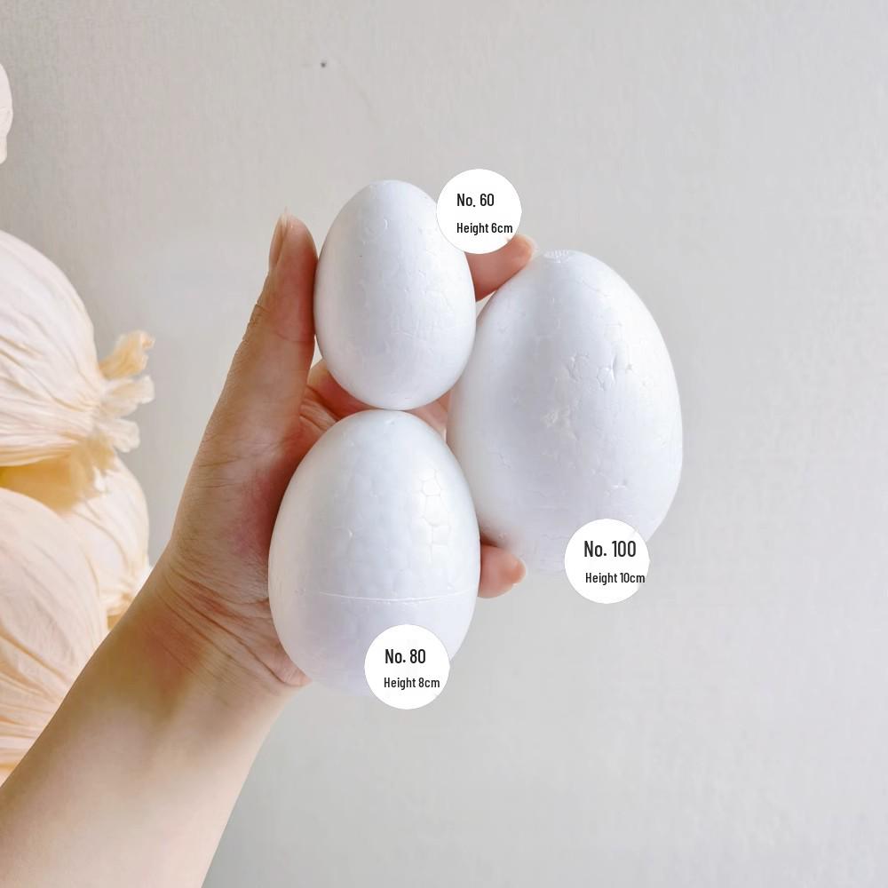 Large Foam Egg-Shaped Flower Bud for Rose, Poppy & Hyacinth Art