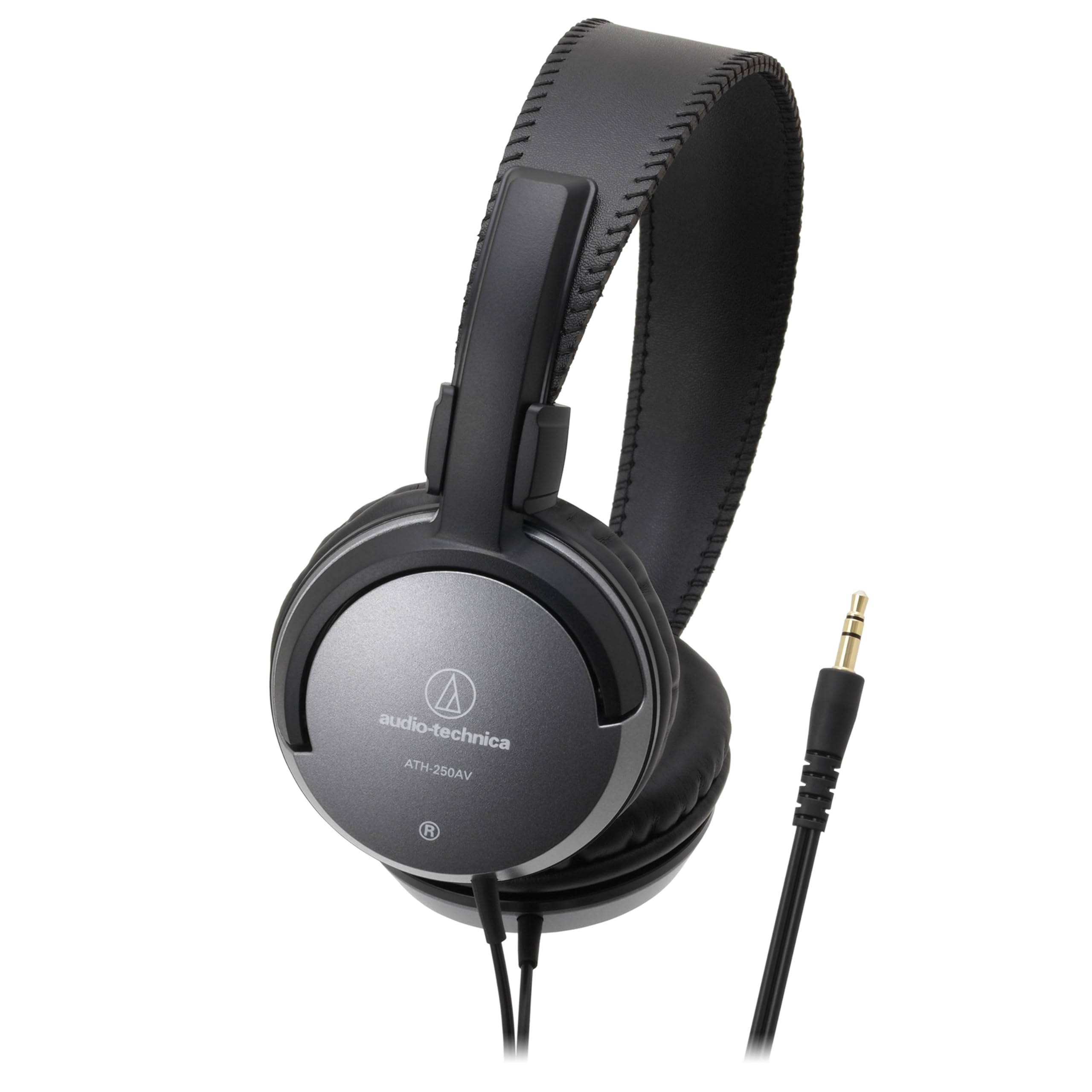 

Audio-Technica ATH-250AV Wired Headphones, Lightweight, 3.5mm Connection, Black, for Music and Movies