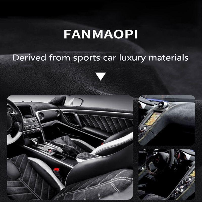 Suede Leather Car Keychain High-Grade Luxury Key Rings Holder Buckle Alcantara Bag Pendant Charms Best Gift for Christmas Xmas