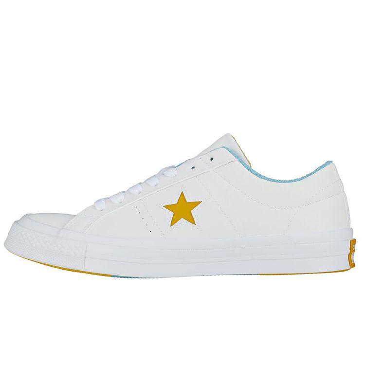 

Кроссовки унисекс Converse One Star Ox White Mineral Yellow 160593C