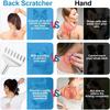 Rückenkratzer Ausziehbar Metall Tragbar Rückenkratzer für Männer Frauen Erwachsene, Teleskopierbarer Rückenmassagegerät mit PVC-Griffen