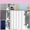 Waterproof Polyester Shower Curtain For Bathroom Divider And Water Shield