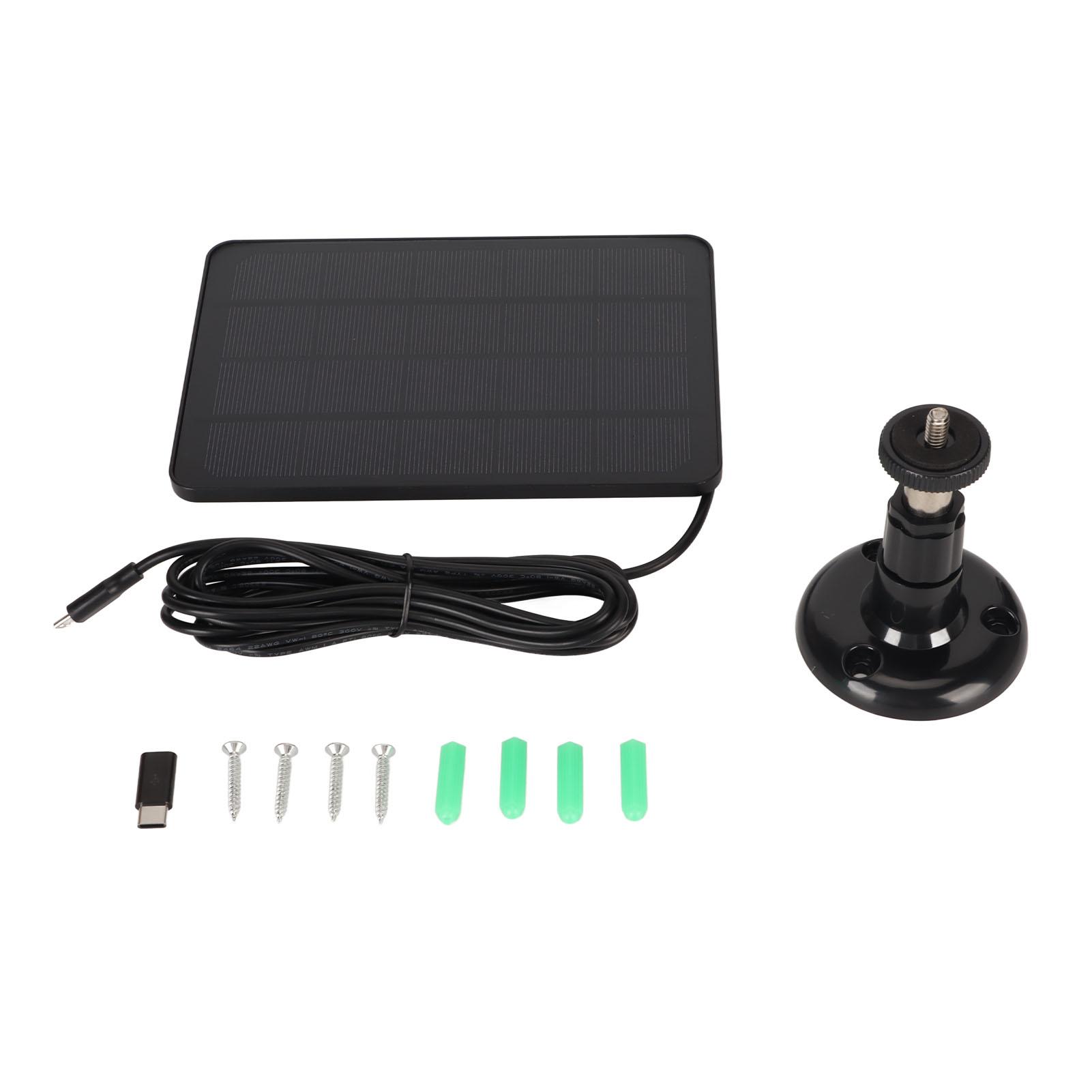 

Camera Solar Panel IP65 Waterproof Camera r 5V 4W High Efficiency for USB C