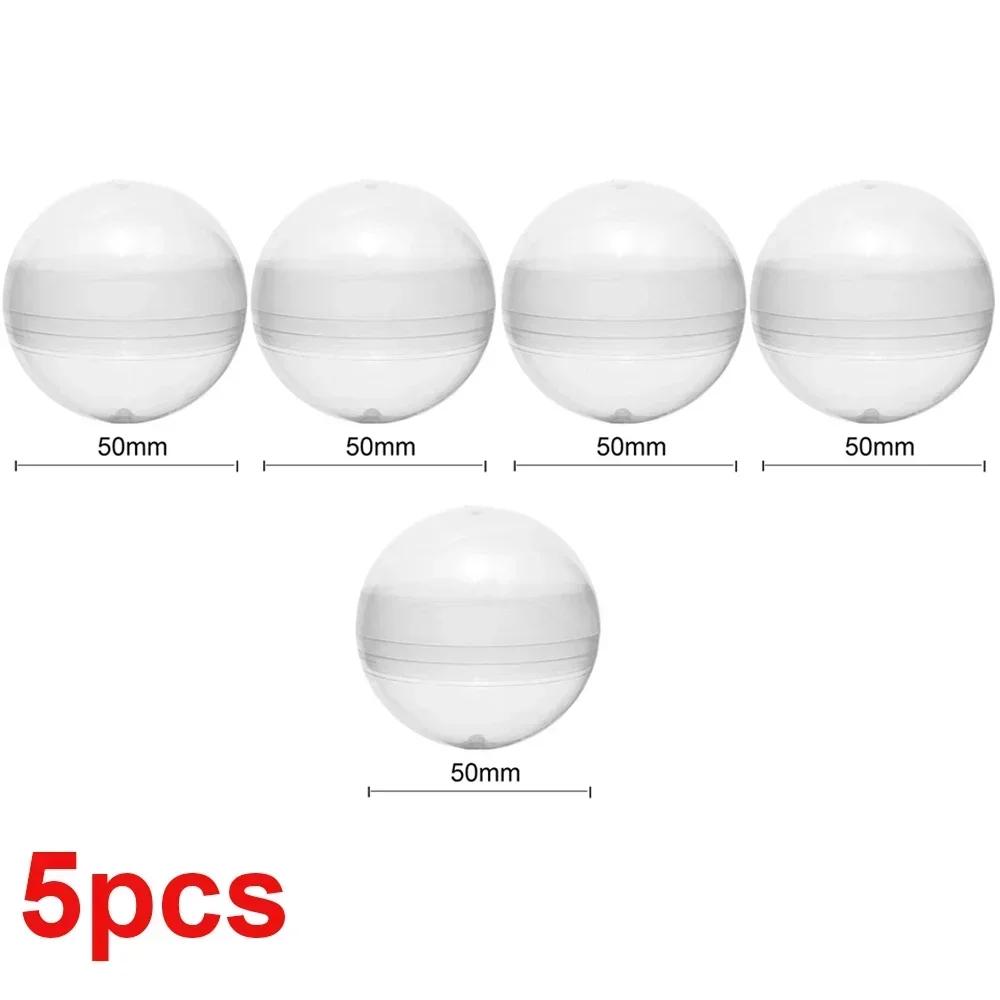 Empty Round Clear Capsules Toys Storage Case Egg Gumball Machines Small Container for Kids Party Favor Prize Toy Vending Eggs