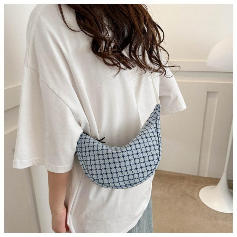Popular fashion simple dumpling bag new bag women's bag versatile crescent bag women's shoulder bag messenger bag