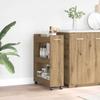 Cabinet with Wheels Artisan Oak 60 x 22 x 79 cm