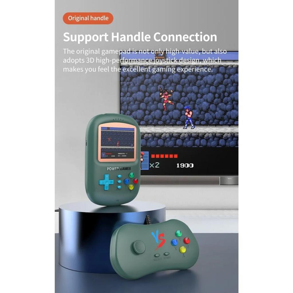 D54 500 In 1 Handheld Game Console Mini Portable Player Retro Video Games Console Boy with 8000mah Large Capacity Power Bank