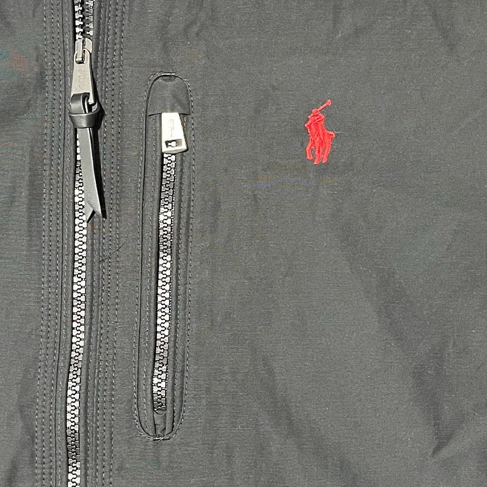 Polo Ralph Lauren Solid Color Pony Embroidered Zipper Hooded Down Jacket Men Outerwear Black MNPOOTW16021465-001