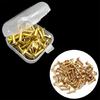50Pcs 3mm Guitar Protective Plate Screws Scratch Plate Mounting Screws Electric Guitar Bass Pickguard Screws with Box