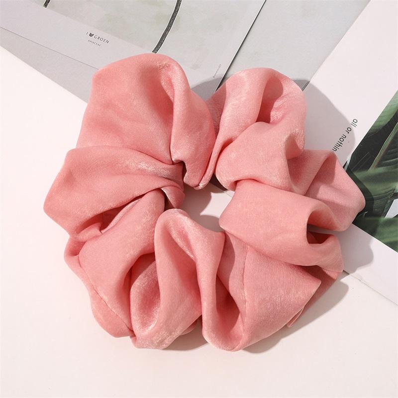 Fashion Velvet Scrunchies Women Elastic Hair Band Elegant Colorful Solid Color Large Scrunchie Girls Hair Accessories Headwear