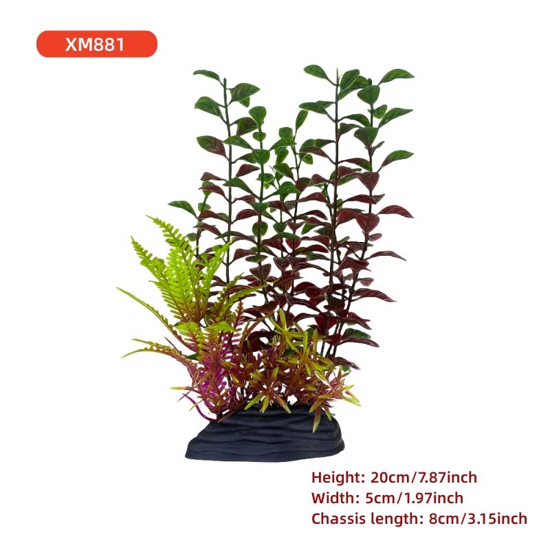 New  Artificial Aquarium Decorative Grass Simulation Plant Fish Tank DIY Decoration Simulation Water Grass Combination