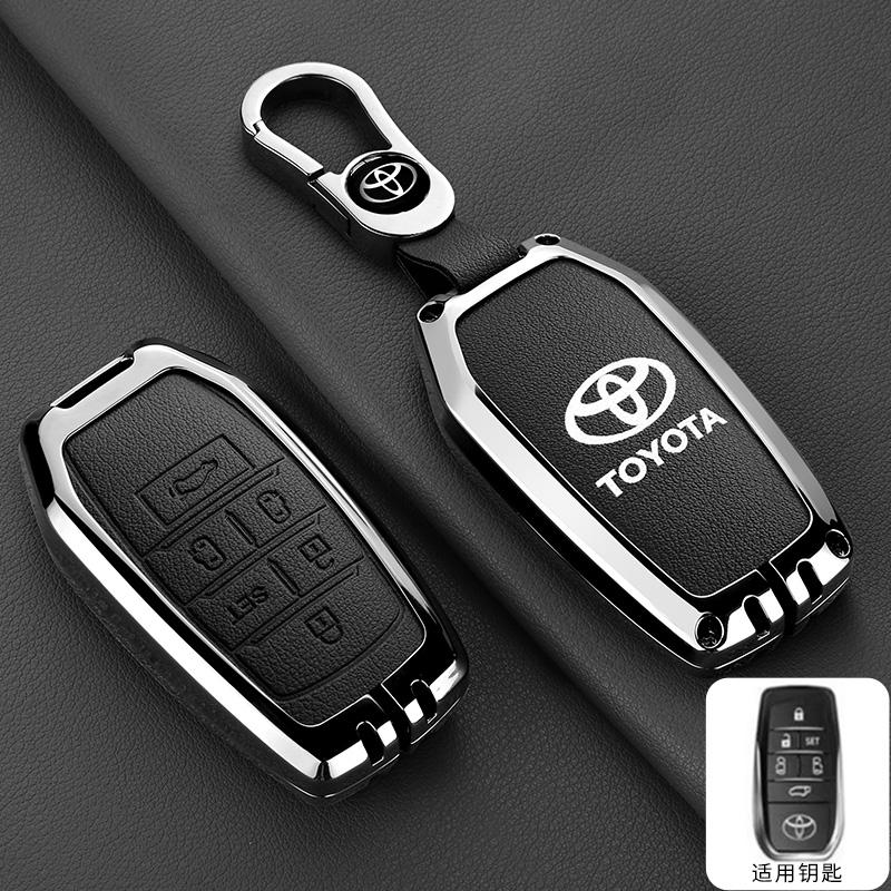 Car Smart Remote Key Case Cover Bag For Toyota Vellfire Alphard 30 Series 2 Voxy Noah Esquire Harrier Previa Keyring Accessories WI2