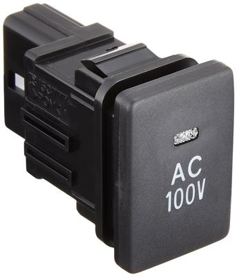 Genuine Toyota Power Outlet 100V Accessory Switch for Part Number (AC Socket) Sienta, 84485-52011
