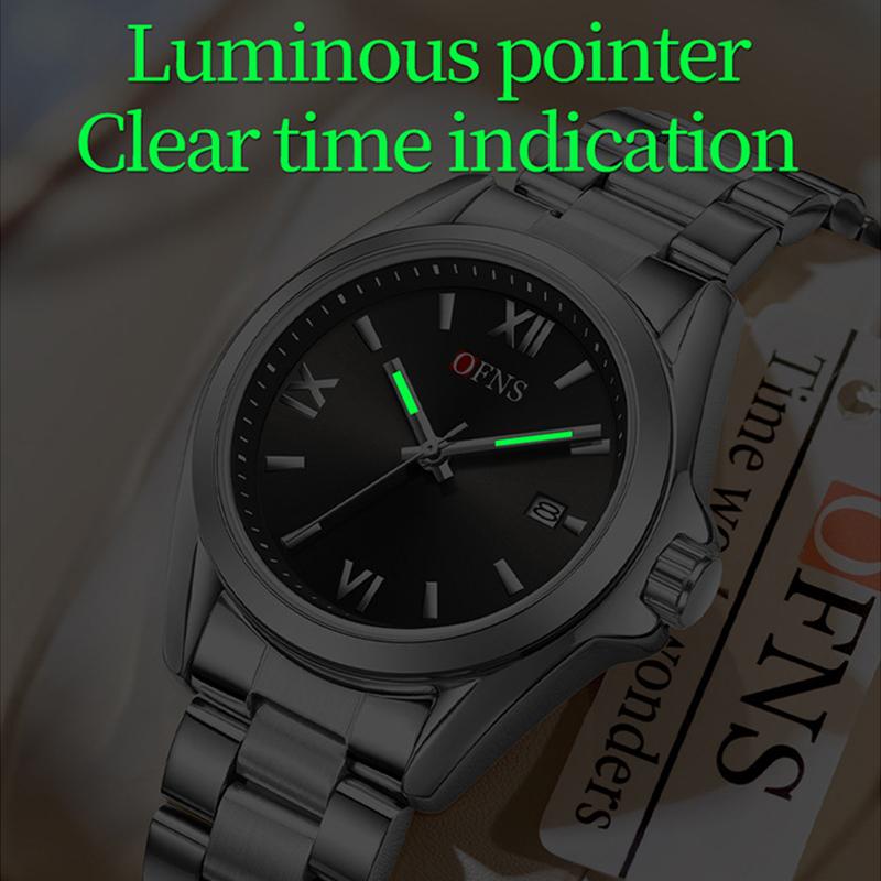 Famale Women Men Watches Luxury Fashion Ladies Quartz Watch 41mm Waterproof Stainless Steel Wristwatch Girlfriend Couple Gift