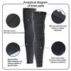 1Pc Sports Knee Pad Shin Guard High Elastic Breathable Impact Resistant Shin Sleeve Protective Football Equipment