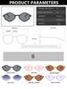 Fashion Retro Sunglasses Women Brand Designer Unique Purple Polygonal Sun Glasses For Female Small Frame Punk Rhombus Eyewear