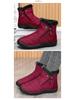 Women's Winter Cotton Boots: Mid-Calf, Plus Velvet Lining, Thickened for Warmth, Comfortable Soft Sole, Outdoor Wear, Casual Cold Protection.