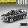 1/24 Hong Qi E-HS9 Pure Electric Large SUV Alloy Metal Diecast Model Home Display Decoration Ornaments Sound and Light Birthday