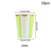 10Pcs CampingPicnic Tableware Set Disposable Paper Dishes Plate Cup Outdoor Camping Accessories Portable Cutlery