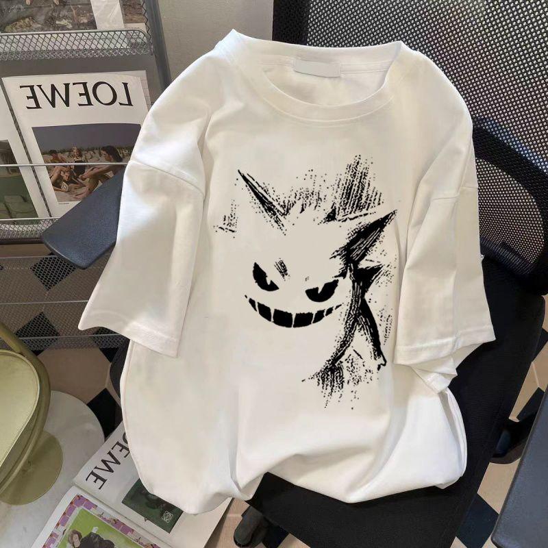 Clothes Anime Oversized Gym TShirts Cotton  Man Short Sleeve Graphic Tee Cotton Casual Sports Tops Summer