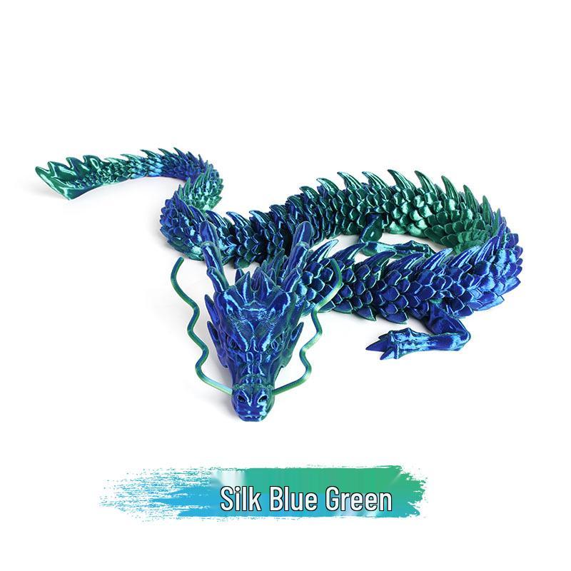 3D Printed Chinese Dragon Egg Ornament Toy Figurine Gift Craft