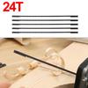 120/5x Jigsaw Blades Set Carbon Steel Woodworking Curved Saw Blades Pin End DIY Cutting Plastic Metal Hardware Tool Accessories