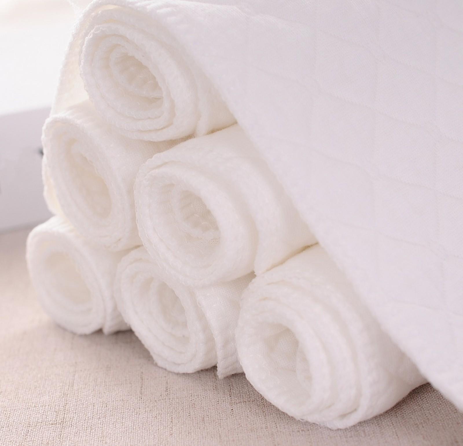 10 шт. трехслойных подгузников из эко-хлопка для младенцев — фото 6