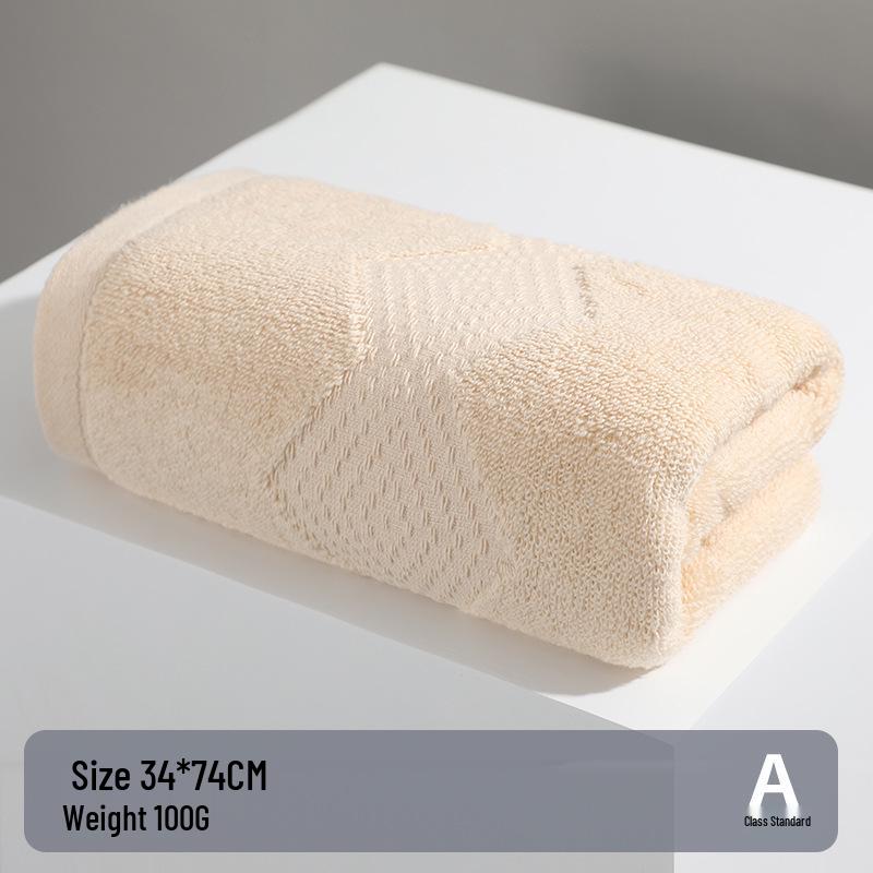 100% A-Grade Antibacterial Cotton Bath Towel - Thick, Soft, Absorbent, Quick-Drying, Adult Size Washcloth