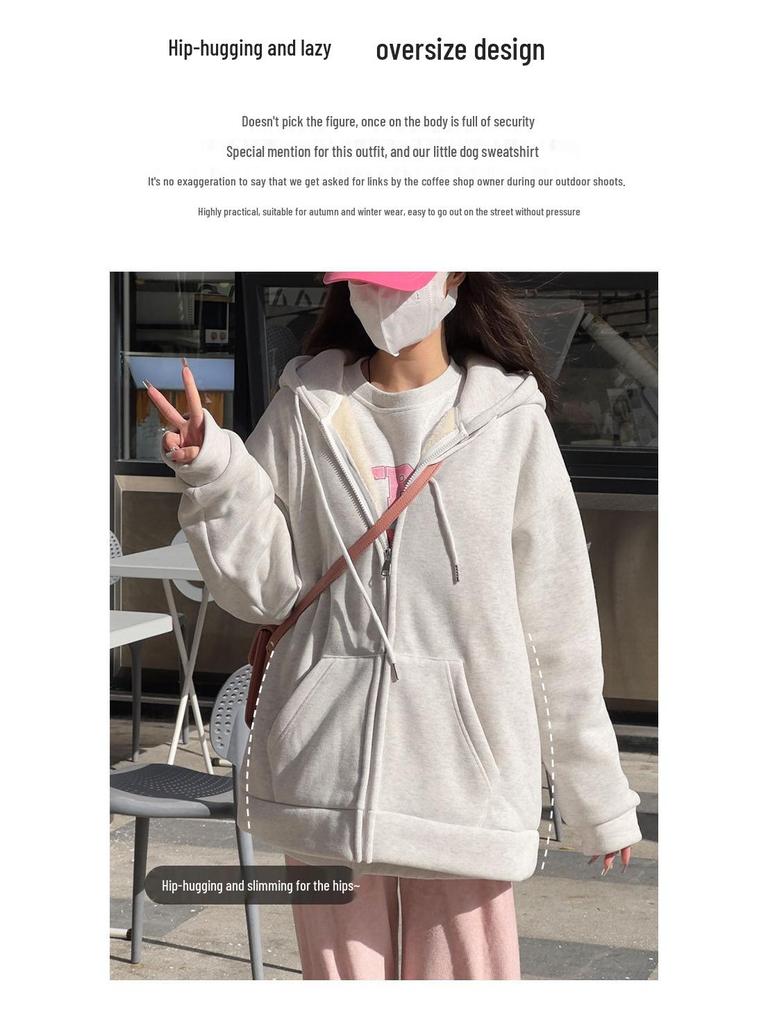 קפוצ'ון מרופד פליז לנשים: מעיל חורף צמר כבשים קוריאני 2025