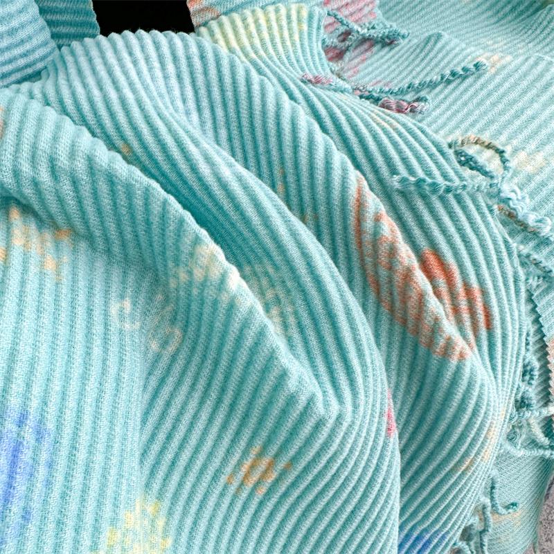 Boho Ethnic Paisley Pattern Scarf For Women Winter Thick Warm Cashmere Shawl Wrap Pashmina Blanket Female Tassel Echarpe Poncho