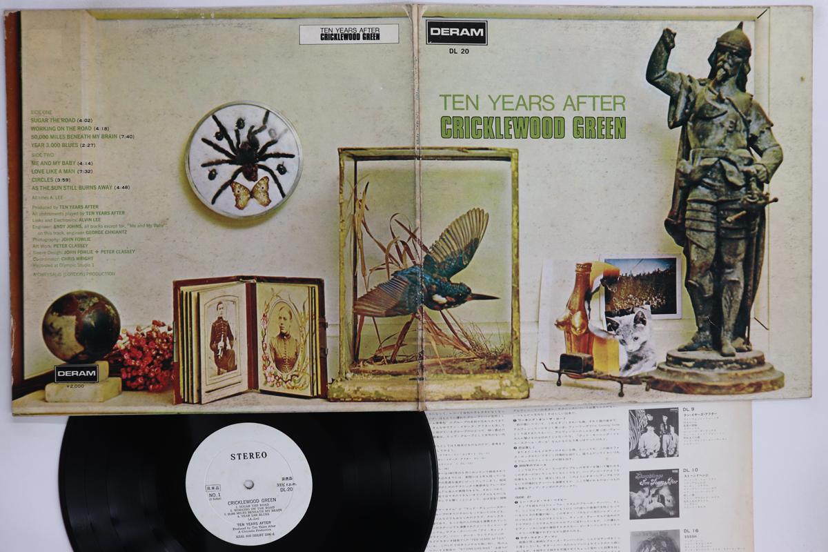 

LP Record TEN YEARS AFTER Cricklewood Green DL20PROMO DERAM 1970 Japan Rock Used