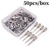 20-50pc Ladies Salon Fixed Hairclip Metal Silver Seamless Hair Pin 4.5cm Stylish Hair Root Fluffy Clips DIY Hairdressing Tools