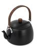 Aluminum Alloy Wood Handle Camping Teapot – Portable Kettle for Boiling Water, Tea, and Coffee