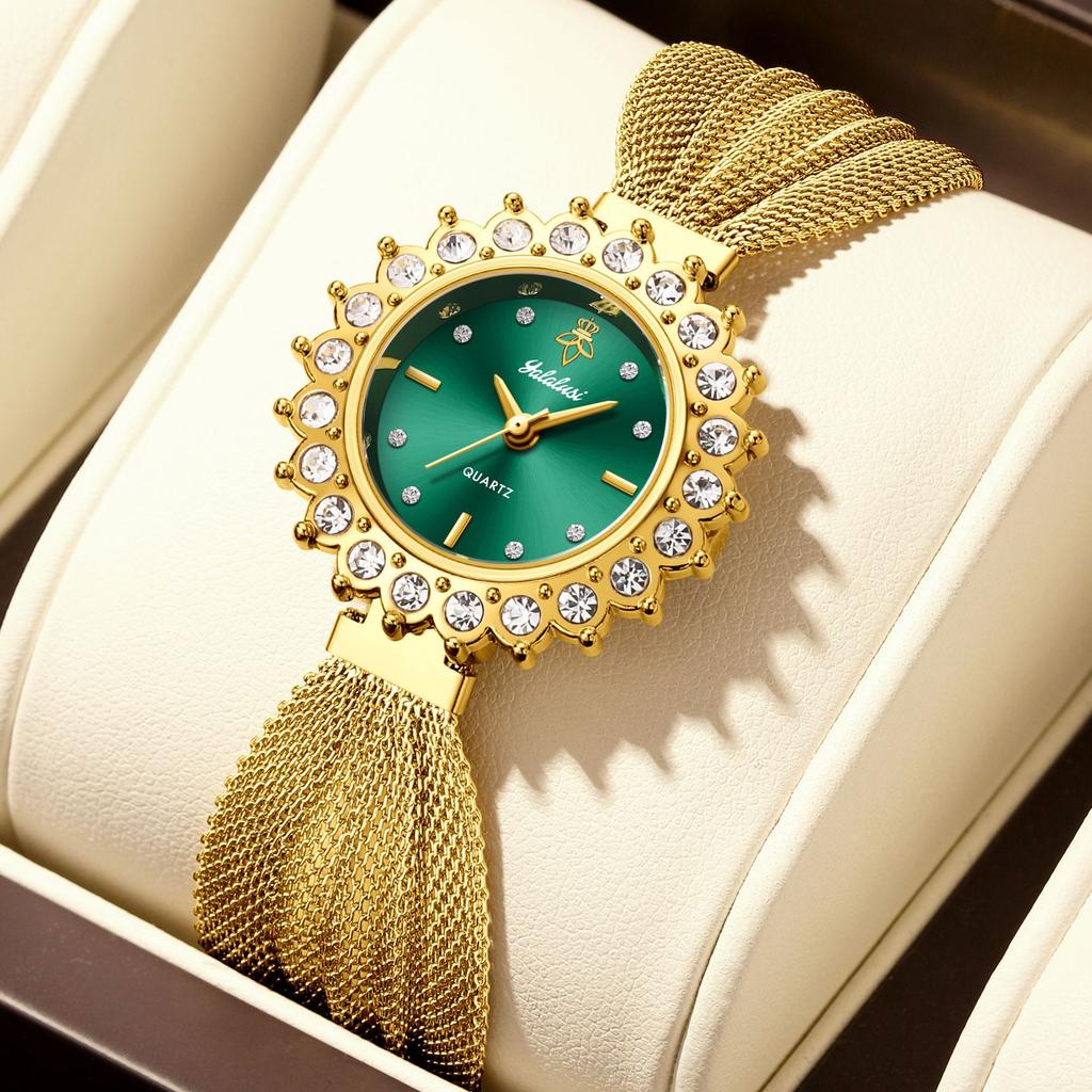 Yalalusi Sunflower Watch Women'S High Value Light Luxury Small Dial Simple Exquisite Premium Ladies Watch