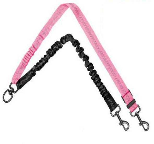 

Hands-Free Retractable Dog Leash for Large Dogs розовый/чёрный