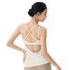 Foreign Trade Yoga Clothes With Chest Pad Fake Two-Piece Sexy Beauty Back Sports Quick-Drying Vest Cover up Loose Fitness Top Women