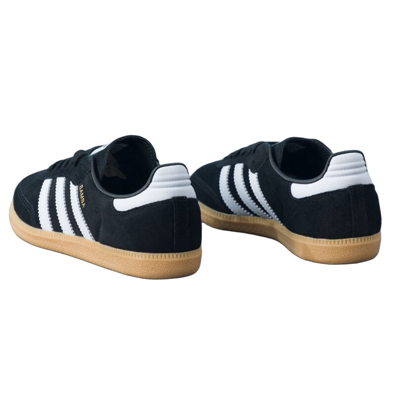 Adidas Originals SAMBA OG Cushioning Lightweight Breathable Low top German Army Trainers Unisex Black IH6850