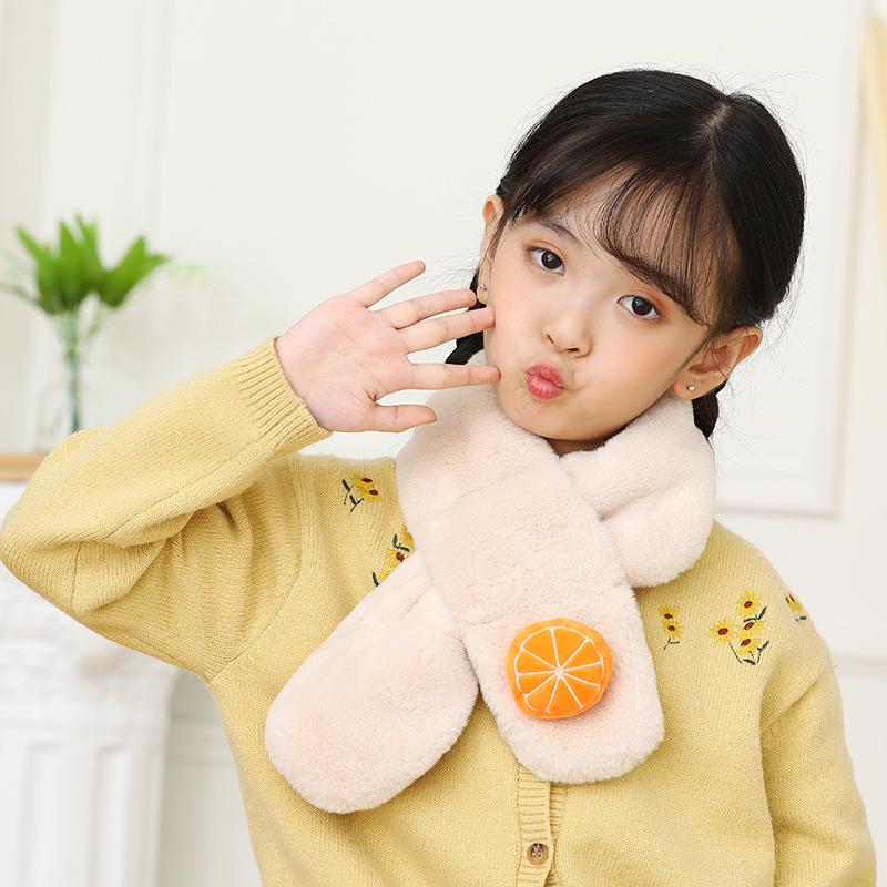 Children's Plush Warm Scarf - Boys & Girls Winter Neck Gaiter, Trendy Christmas Gift for Kindergarteners