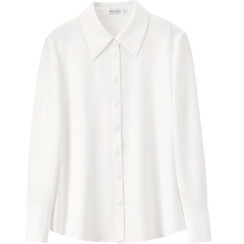 Shangdoubila Women's Professional Long-Sleeve Formal Shirt