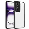 Oppo Reno12 CPH2625 Case Plating Silicone Bumper Shockproof Clear Back Cover Hard Phone Case for Oppo Reno 12 Reno12 5G CPH2625