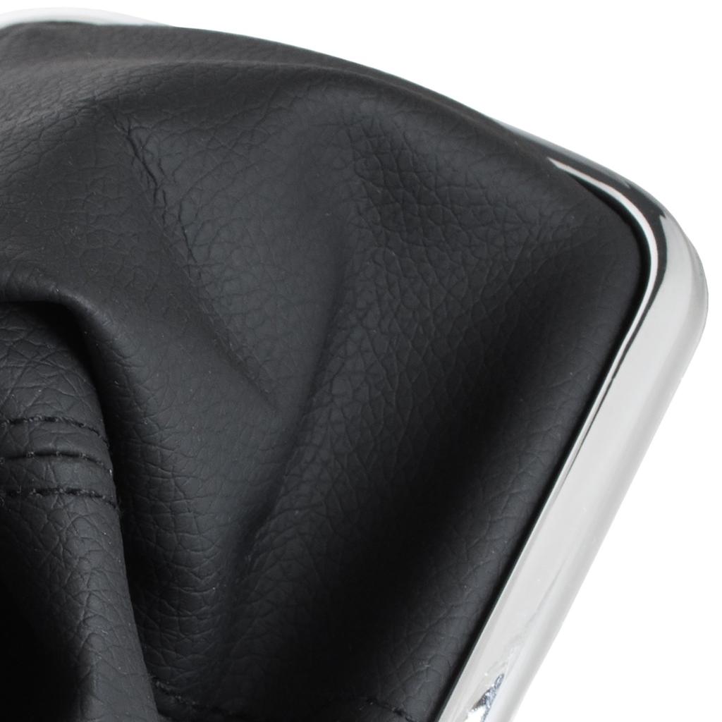 VW Golf IV 98-05 Pomo de Palanca de Cambios Plateado + Funda de Palanca de Cambios Apertura de 22 MM