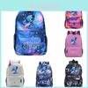 Zaino Rucksack Carino Stitch Per Studente Scolastico Viaggio Multicolore