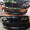 Car Front Bumper Splitter Lip For BMW 1 Series E82 E88 M-Sport Coupe/Cabrio 2007-2014 4Pcs Canard Spoiler Diffuser ABS Body Kits