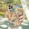 Phone case: 2D flat design suitable for iPhone 18 17 16 15 14 13 Pro protective case, featuring little animal birthday party, perfect holiday gift for