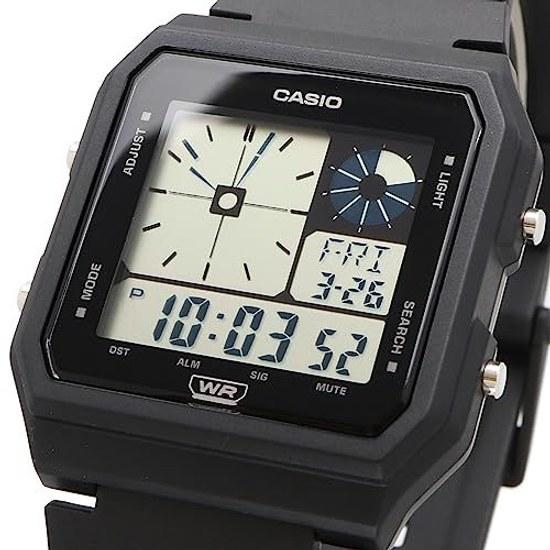 CASIO Standard Analog Display Digital Watch LF-20W-1A Unisex Black Overseas Model